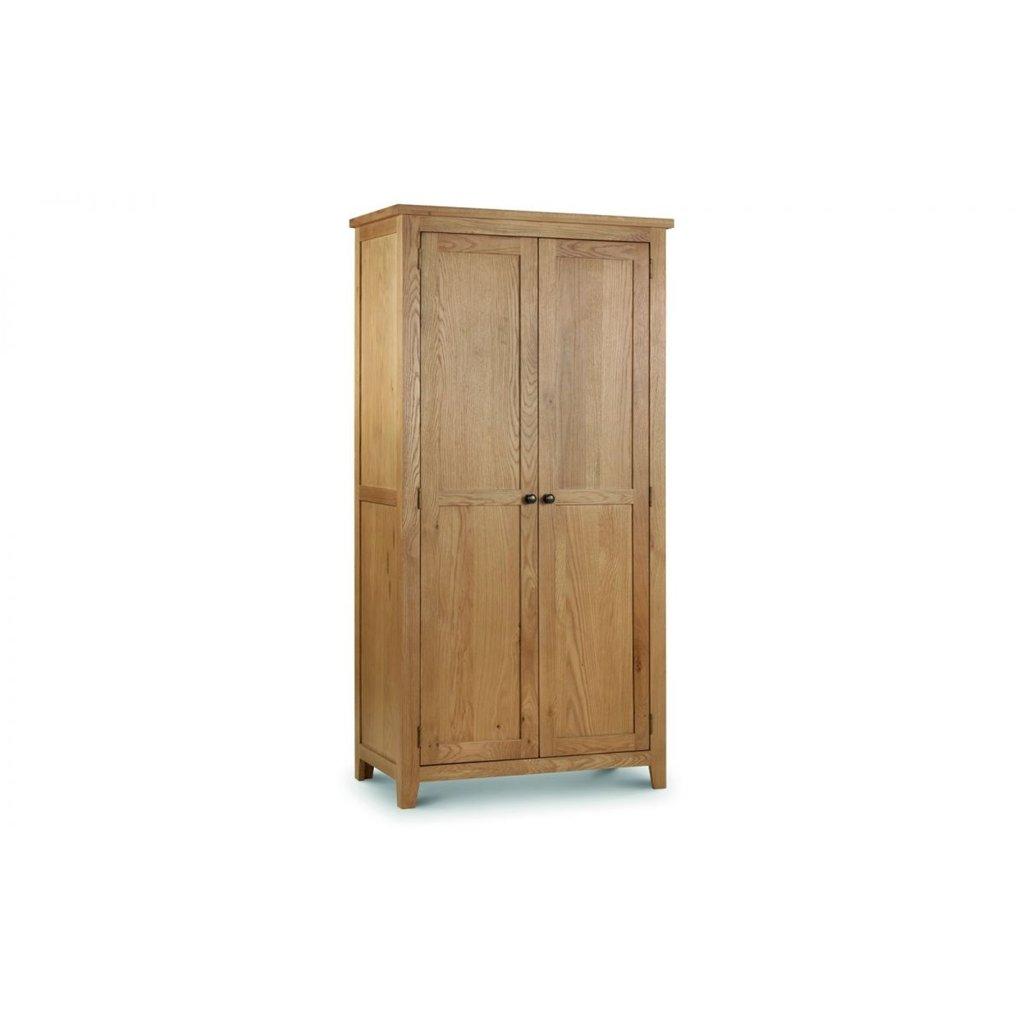 Stylish Oak 2 Doors Wardrobe